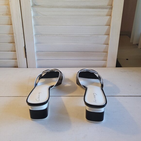 $89 NWT  (Size 8.5) Sam Edelman Patent Block Mule - Picture 3 of 9